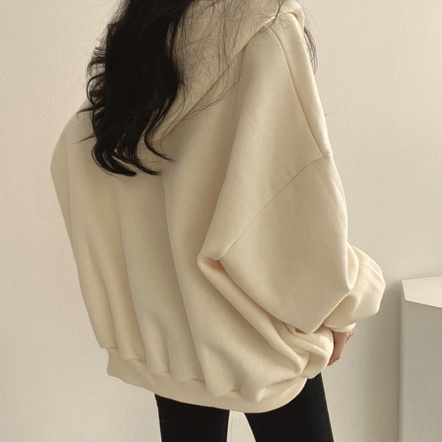 V - NECK HOODIE - Aumori