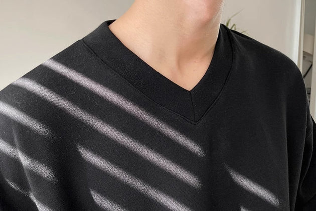 V - NECK LONG SLEEVE - Aumori