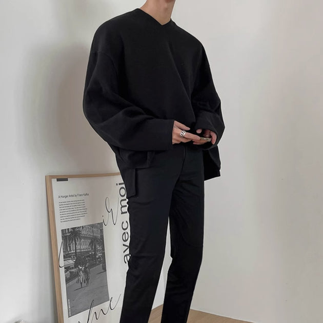 V - NECK LONG SLEEVE - Aumori