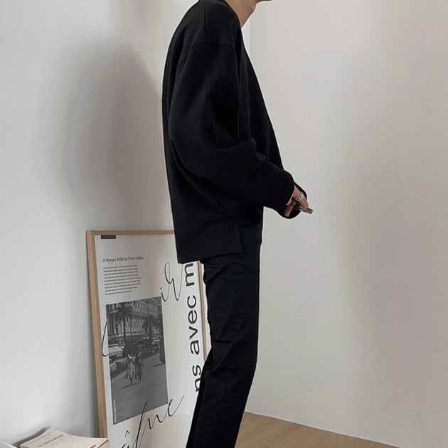 V - NECK LONG SLEEVE - Aumori