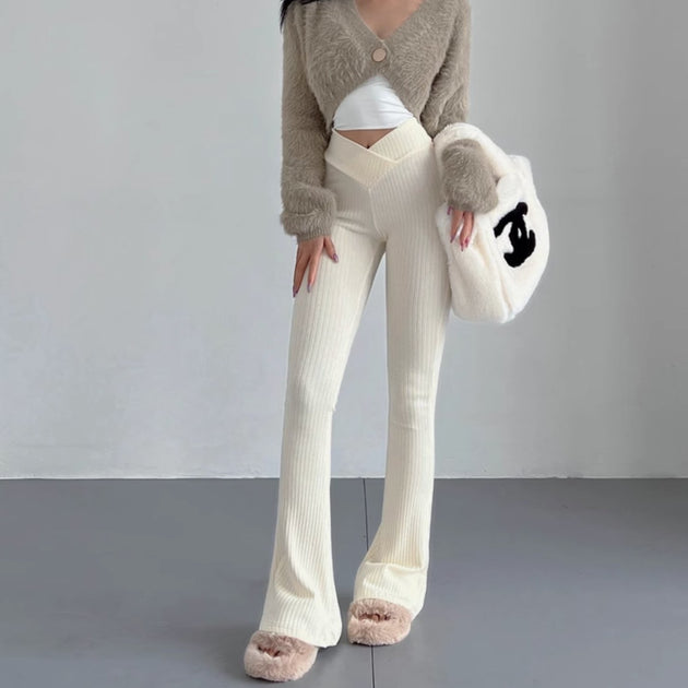 V - SHAPE STRETCH PANTS - Aumori
