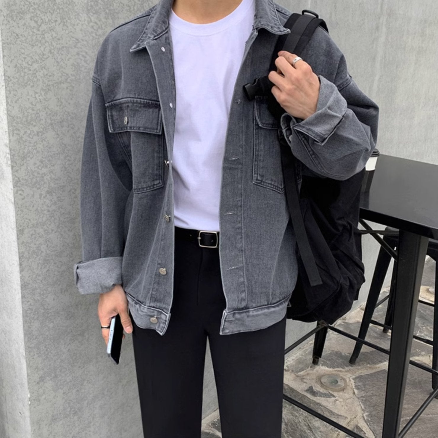 VINTAGE DENIM JACKET - Aumori