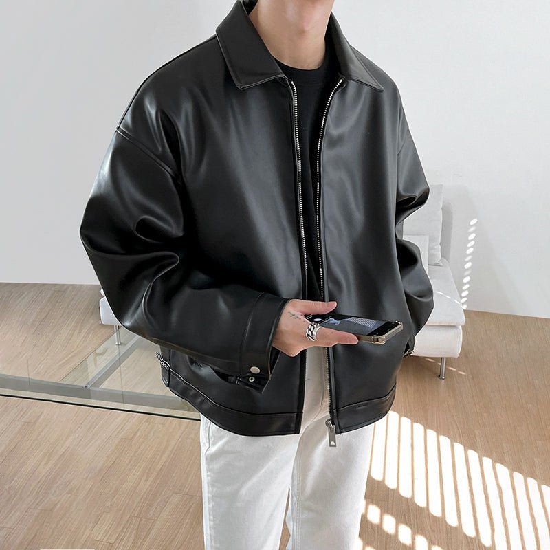 VINTAGE LEATHER JACKET - Aumori