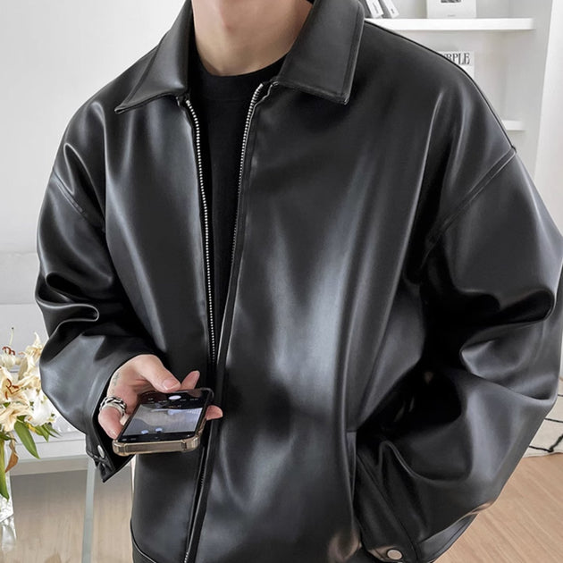 VINTAGE LEATHER JACKET - Aumori
