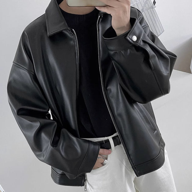VINTAGE LEATHER JACKET - Aumori