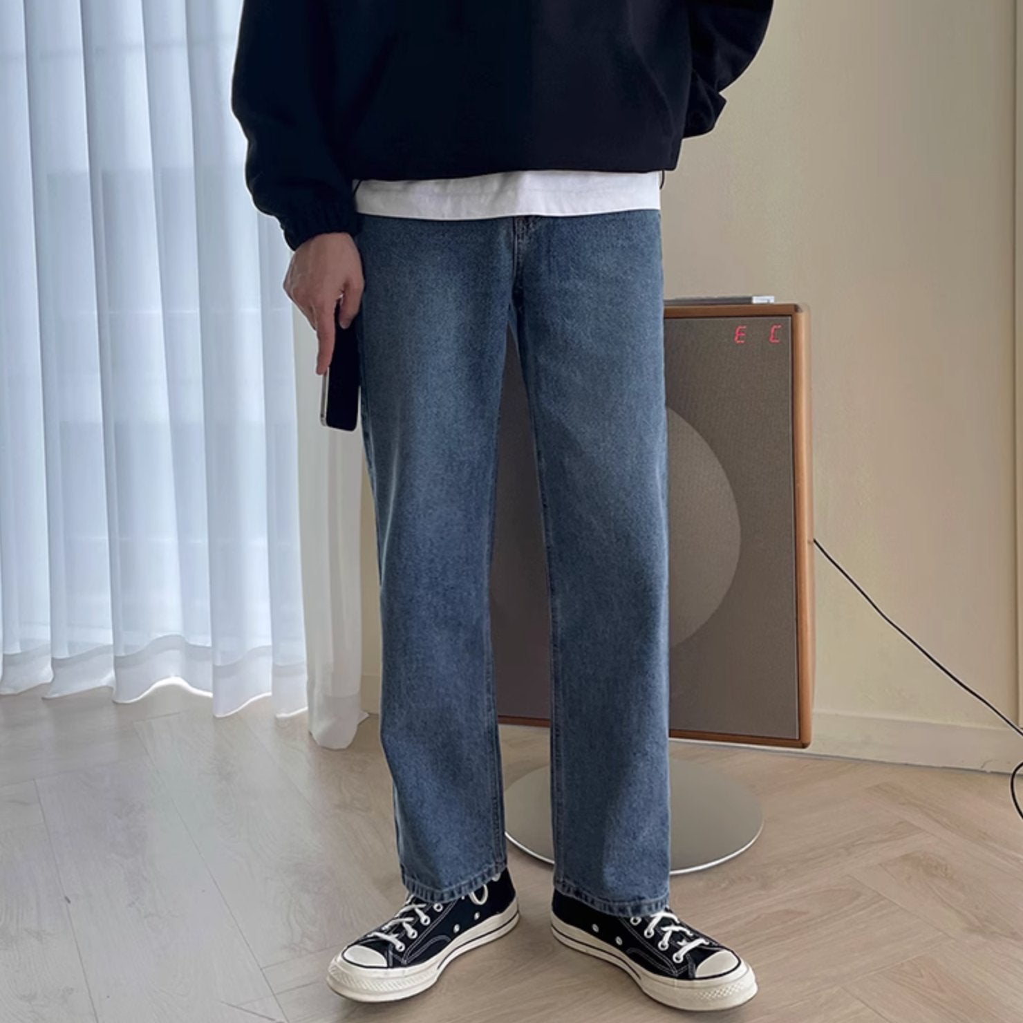 VINTAGE STRAIGHT JEANS - Aumori