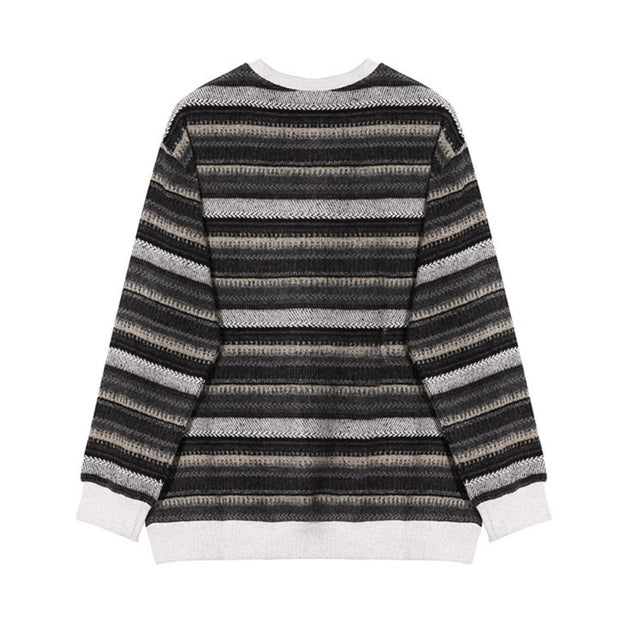 VINTAGE STRIPE SWEATER - Aumori