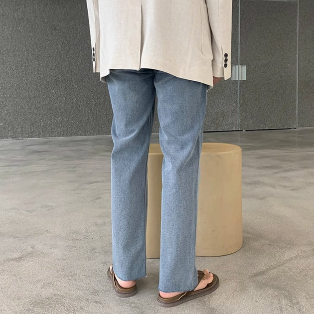 WASHED ANKLE DENIM - Aumori