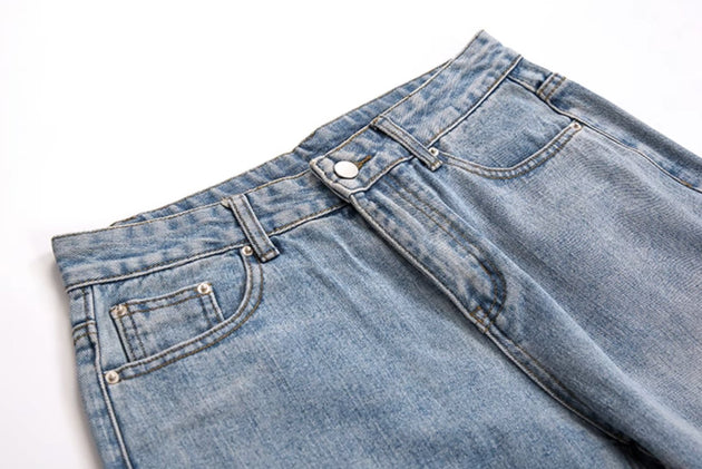 WASHED ANKLE DENIM - Aumori