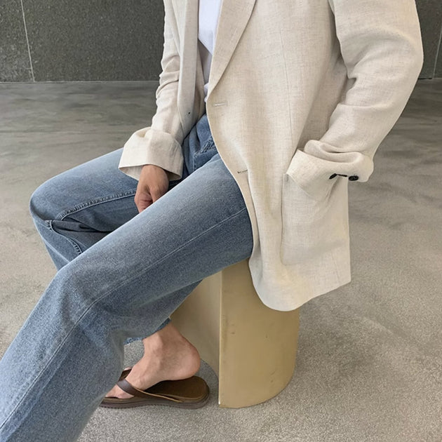 WASHED ANKLE DENIM - Aumori