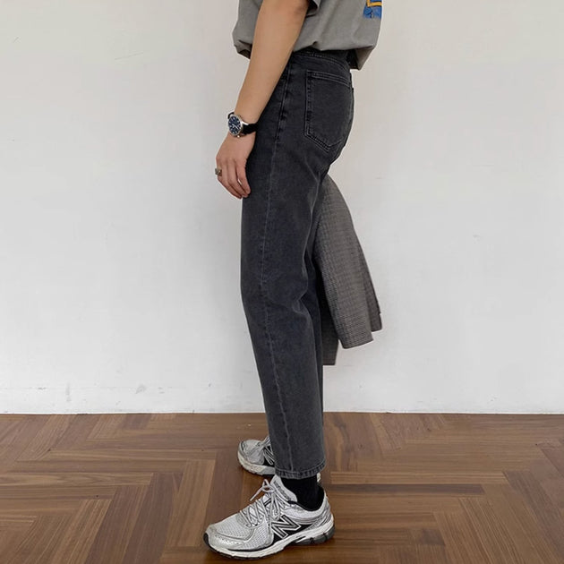 WASHED ANKLE JEANS - Aumori