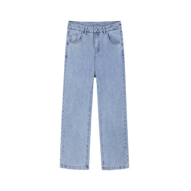 WASHED DENIM JEANS - Aumori