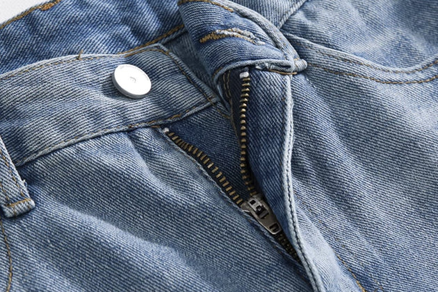 WASHED DENIM PANTS - Aumori
