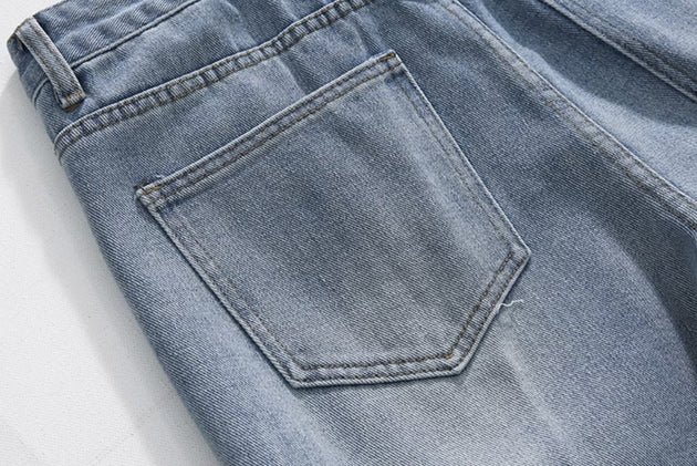 WASHED DENIM PANTS - Aumori