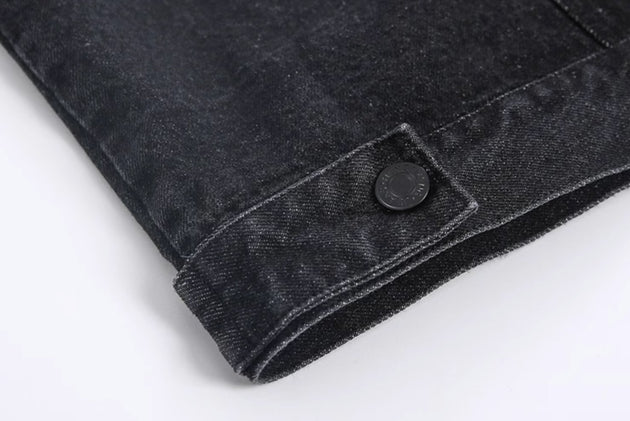 WASHED VINTAGE DENIM JACKET - Aumori