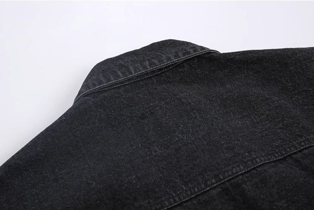 WASHED VINTAGE DENIM JACKET - Aumori