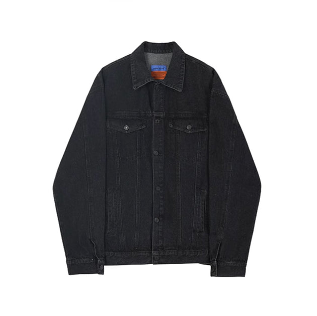 WASHED VINTAGE DENIM JACKET - Aumori