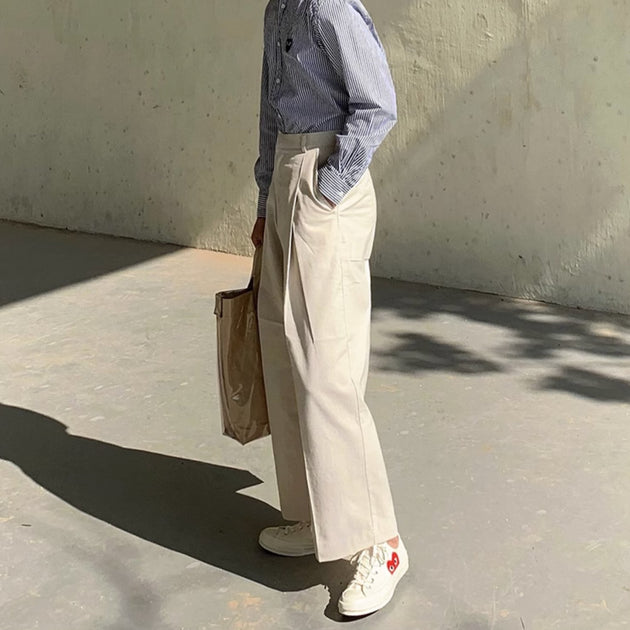 WIDE ANKLE PANTS - Aumori