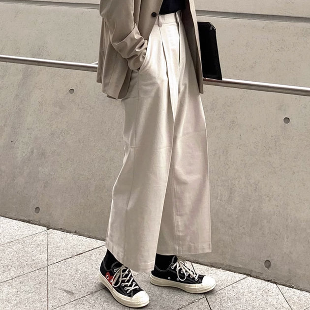 WIDE ANKLE PANTS - Aumori