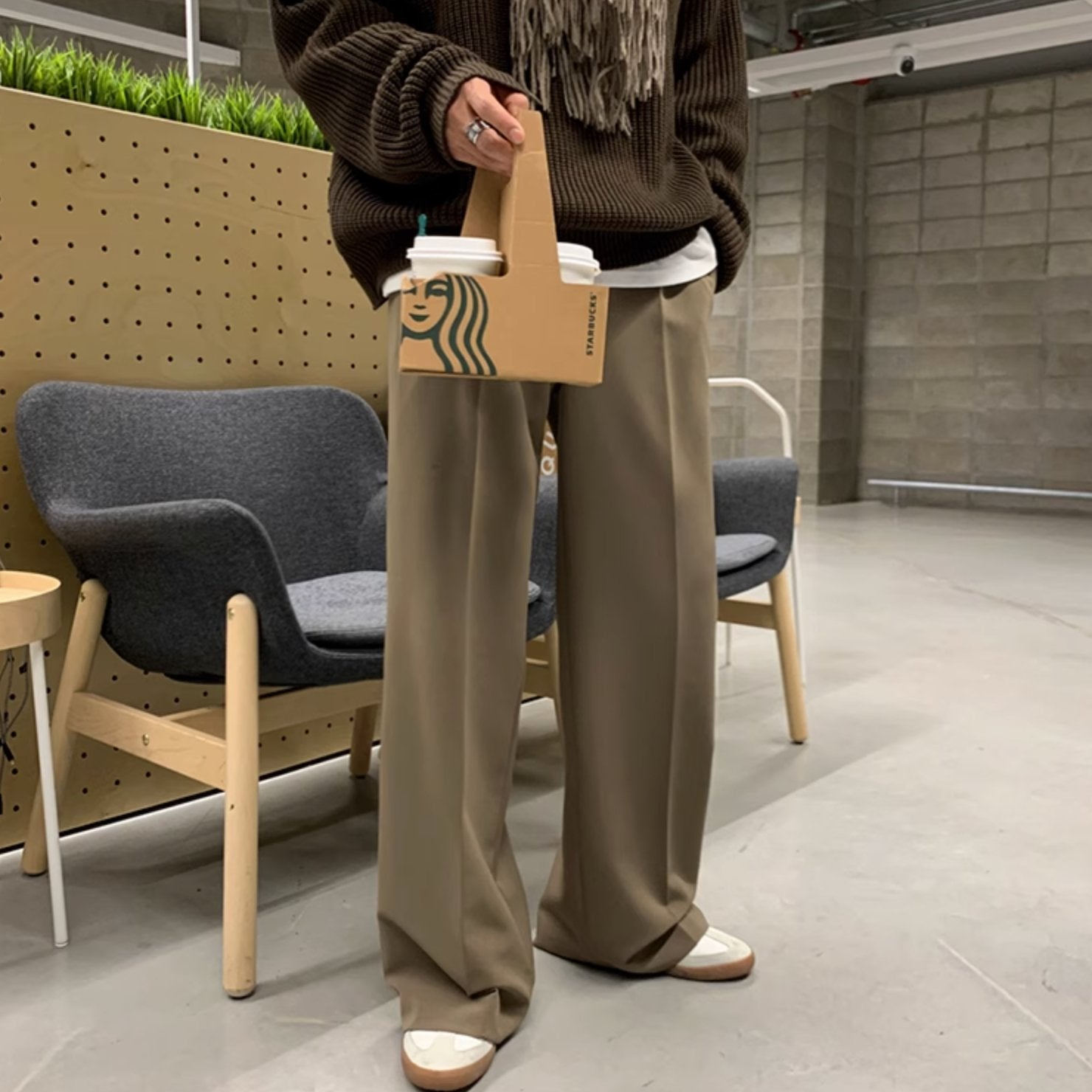 WIDE DRAPE PANTS - Aumori