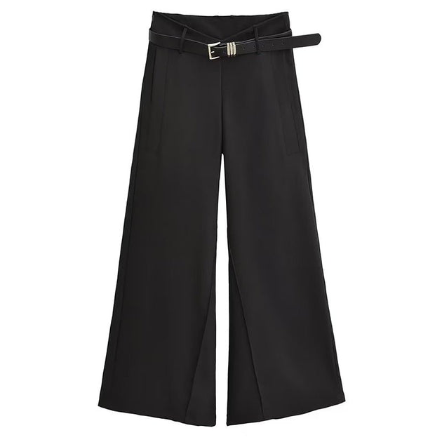 WIDE FLARE PANTS - Aumori