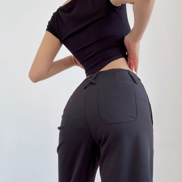 WIDE FLARE PANTS - Aumori