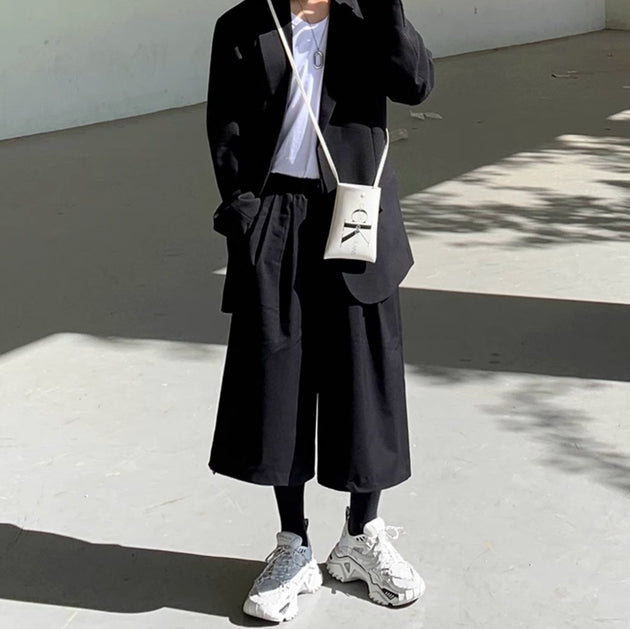 WIDE HALF PANTS - Aumori