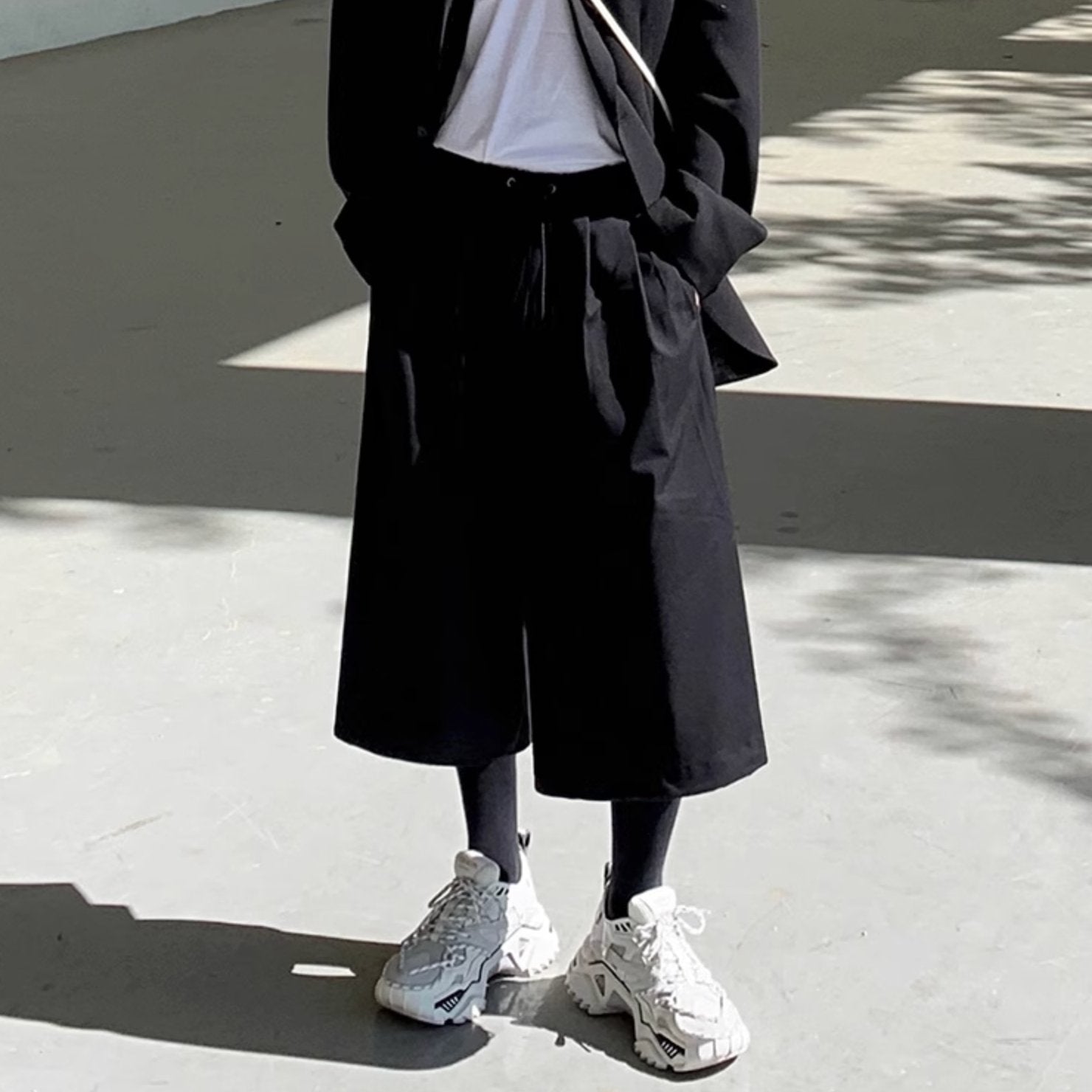WIDE HALF PANTS - Aumori