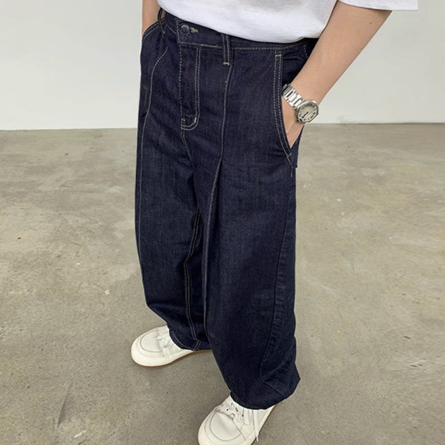 WIDE LINE JEANS - Aumori