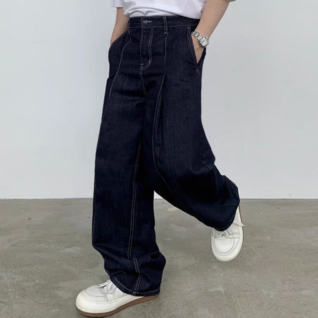 WIDE LINE JEANS - Aumori