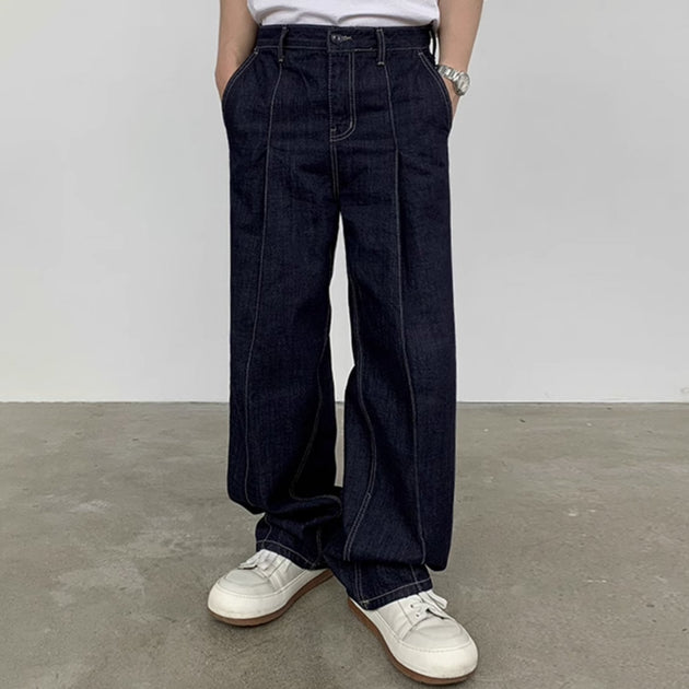WIDE LINE JEANS - Aumori