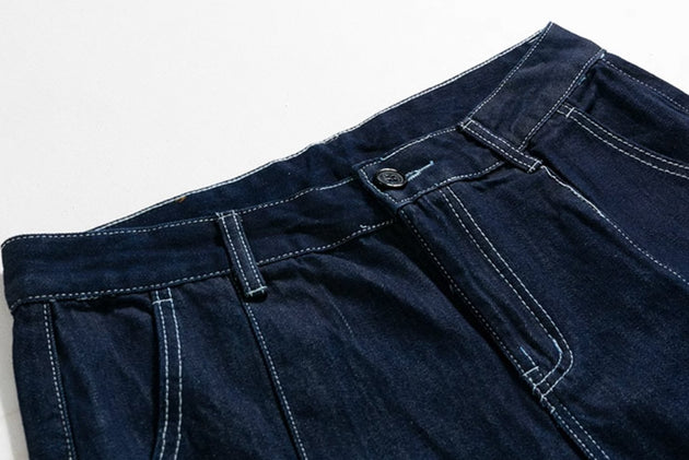 WIDE LINE JEANS - Aumori