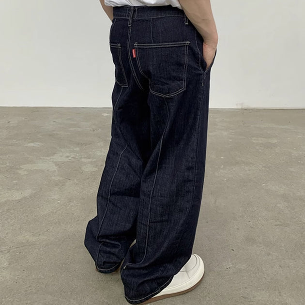 WIDE LINE JEANS - Aumori