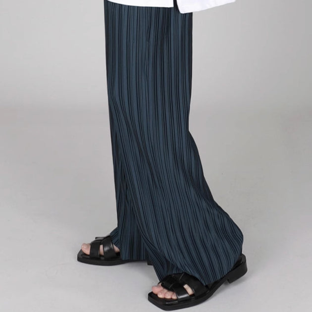 WIDE LINED PANTS - Aumori