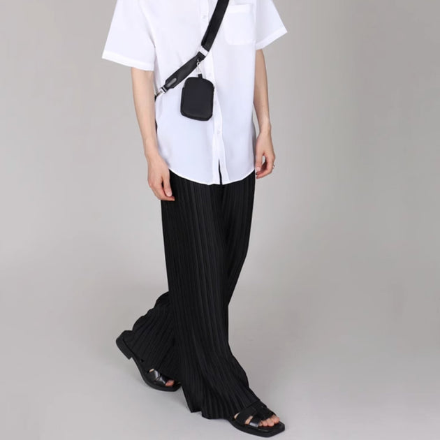 WIDE LINED PANTS - Aumori