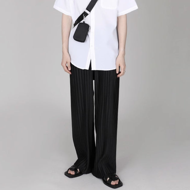 WIDE LINED PANTS - Aumori