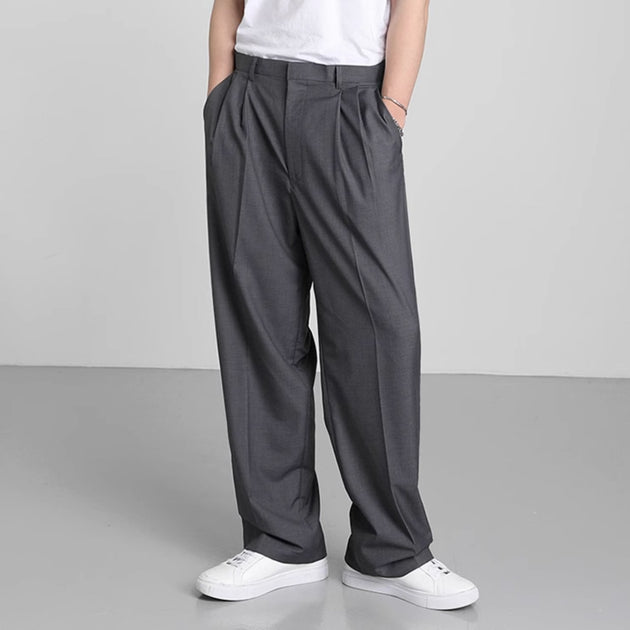 WIDE STRAIGHT PANTS - Aumori