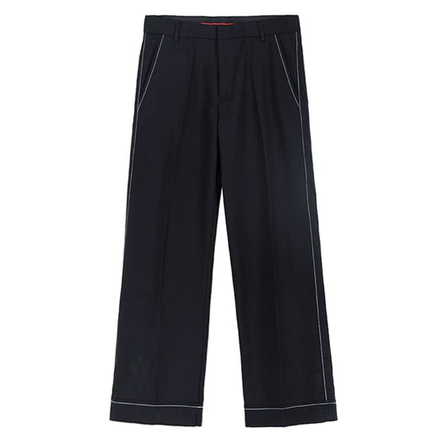WIDE STRAIGHT TROUSERS - Aumori