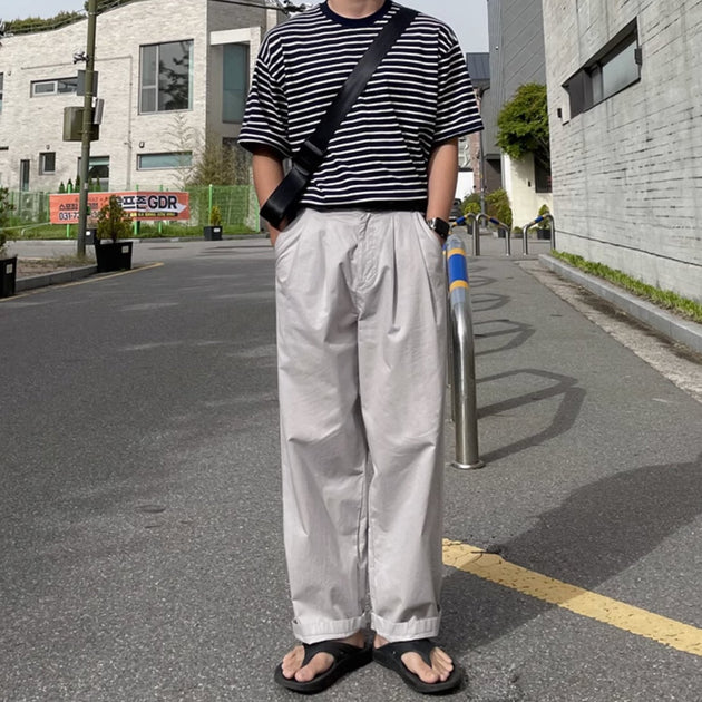 WIDE STRETCH PANTS - Aumori