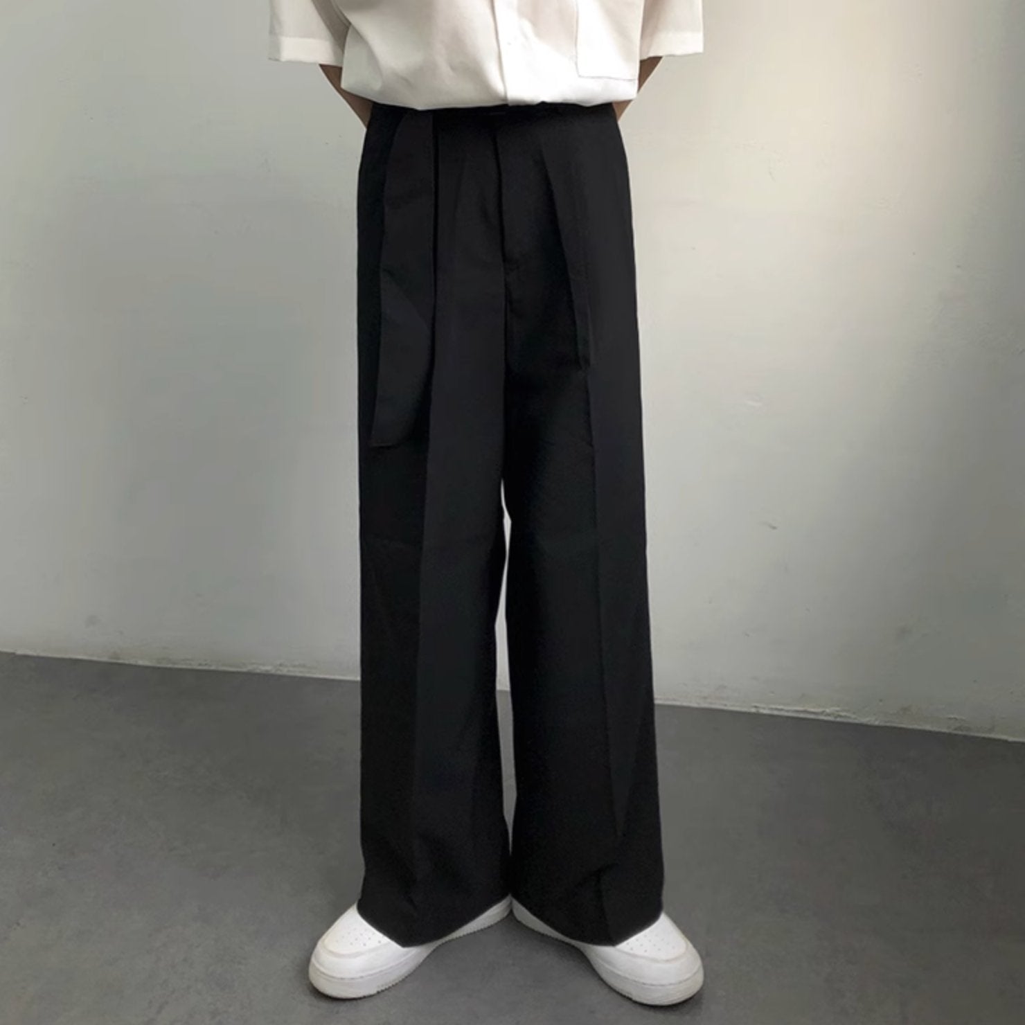 WIDE SUIT PANTS - Aumori