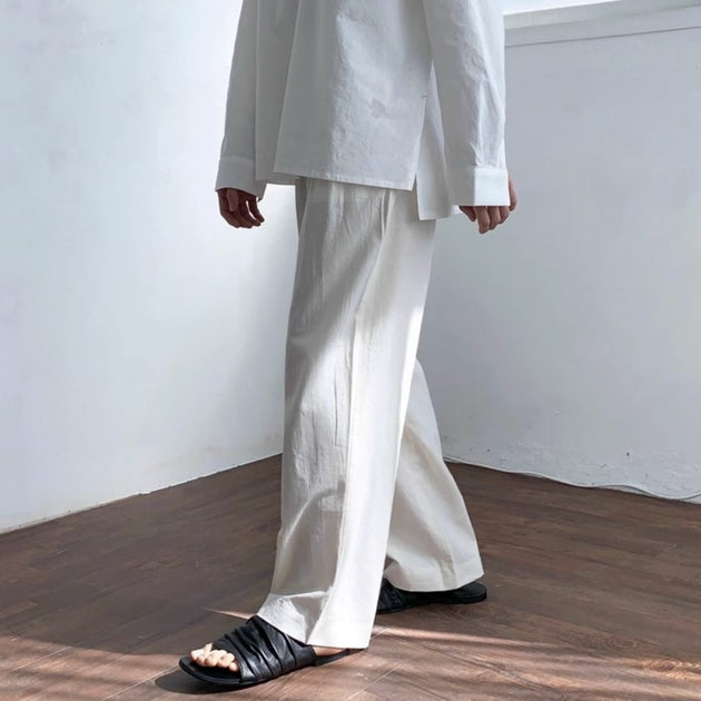 WIDE SUMMER PANTS - Aumori