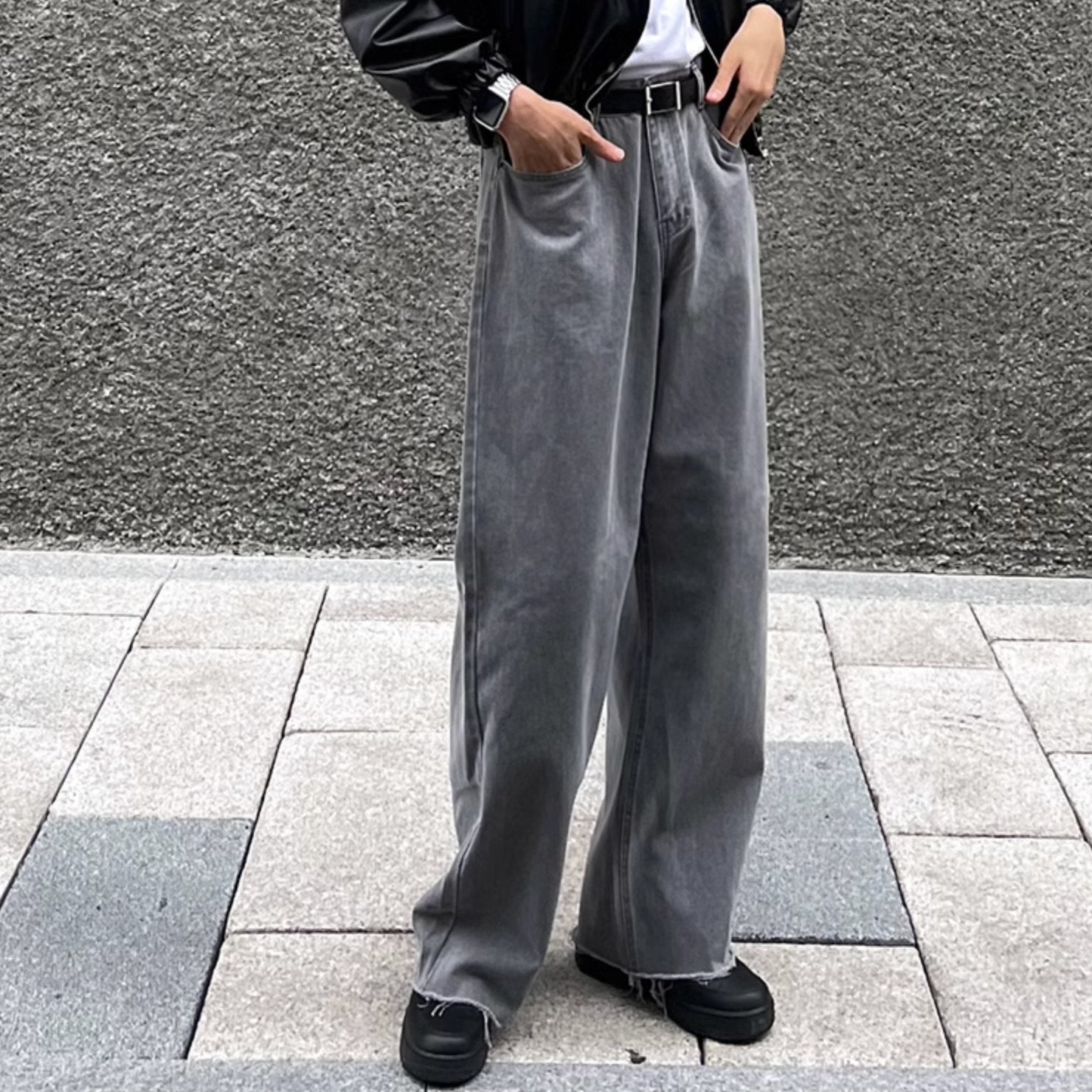 WIDE VINTAGE JEANS - Aumori