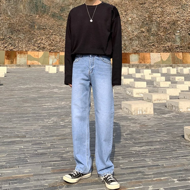 WIDE WASHED DENIM - Aumori