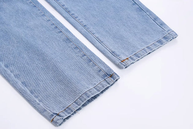 WIDE WASHED DENIM - Aumori
