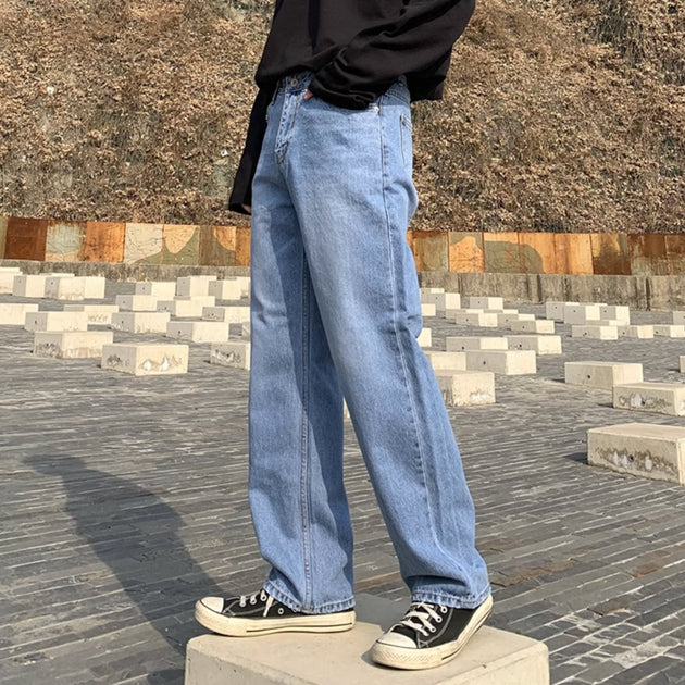 WIDE WASHED DENIM - Aumori