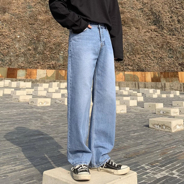 WIDE WASHED DENIM - Aumori