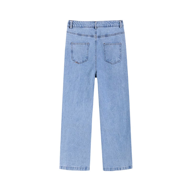 WIDE WASHED DENIM - Aumori