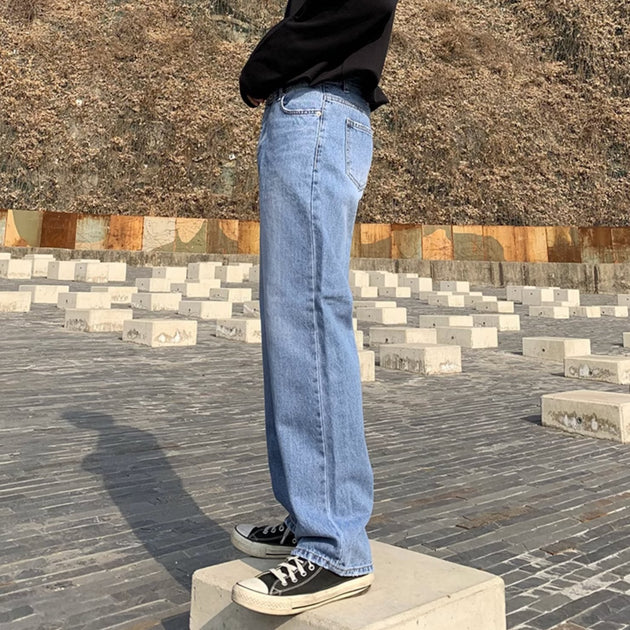 WIDE WASHED DENIM - Aumori