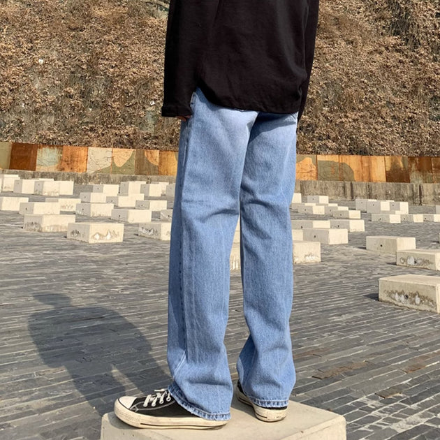 WIDE WASHED DENIM - Aumori