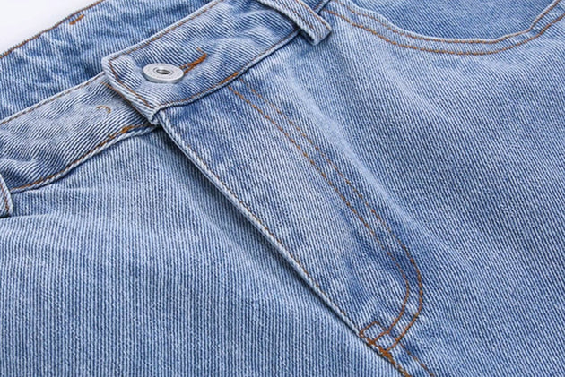 WIDE WASHED DENIM - Aumori
